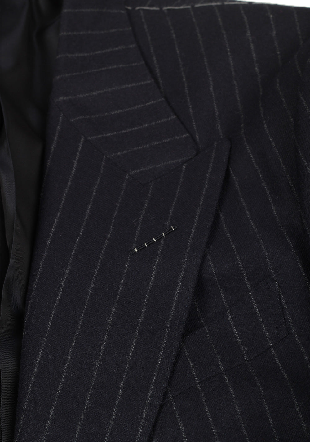 TOM FORD Shelton Striped Blue Suit Size 54 / 44R U.S. In Wool