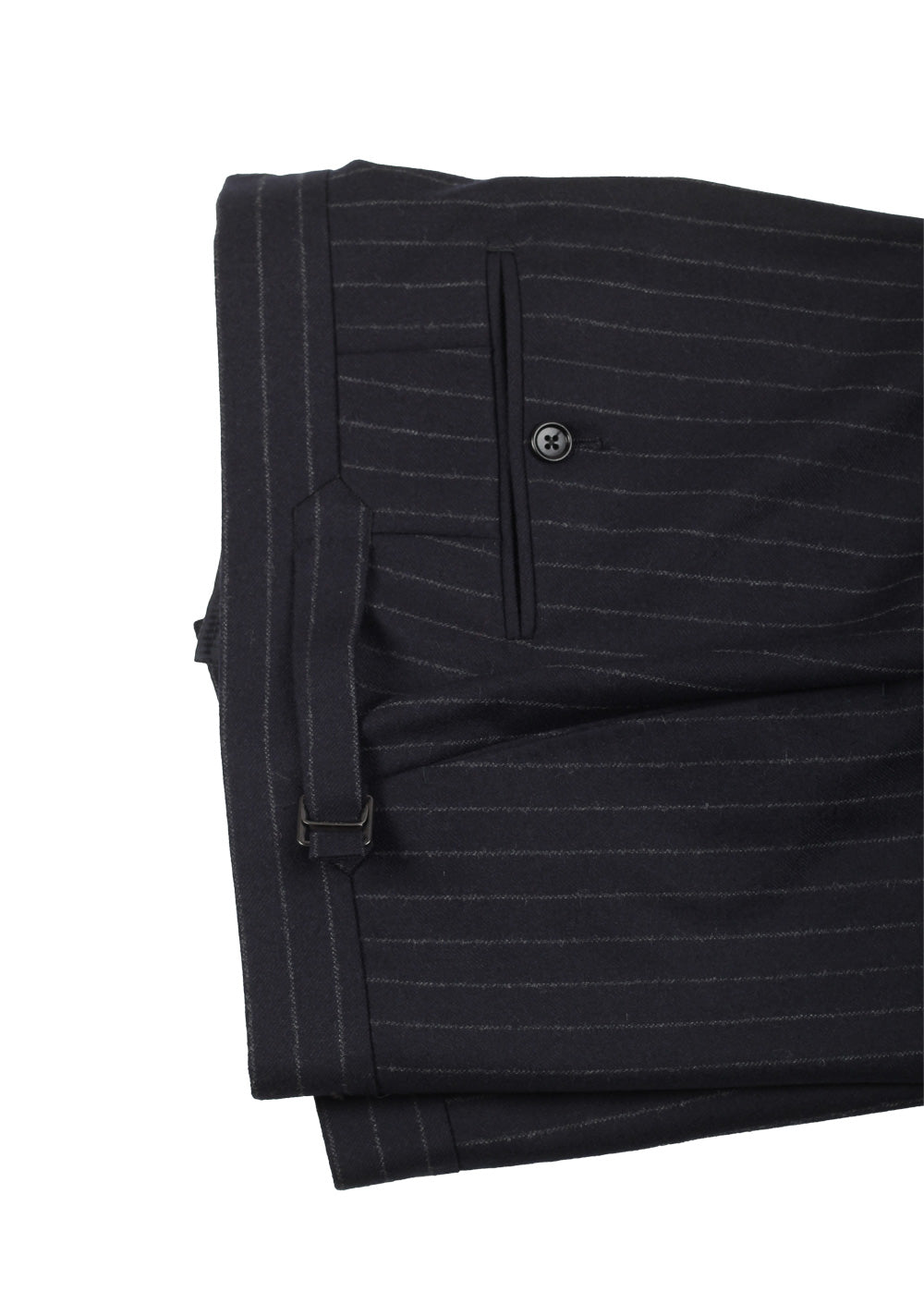 TOM FORD Shelton Striped Blue Suit Size 54 / 44R U.S. In Wool