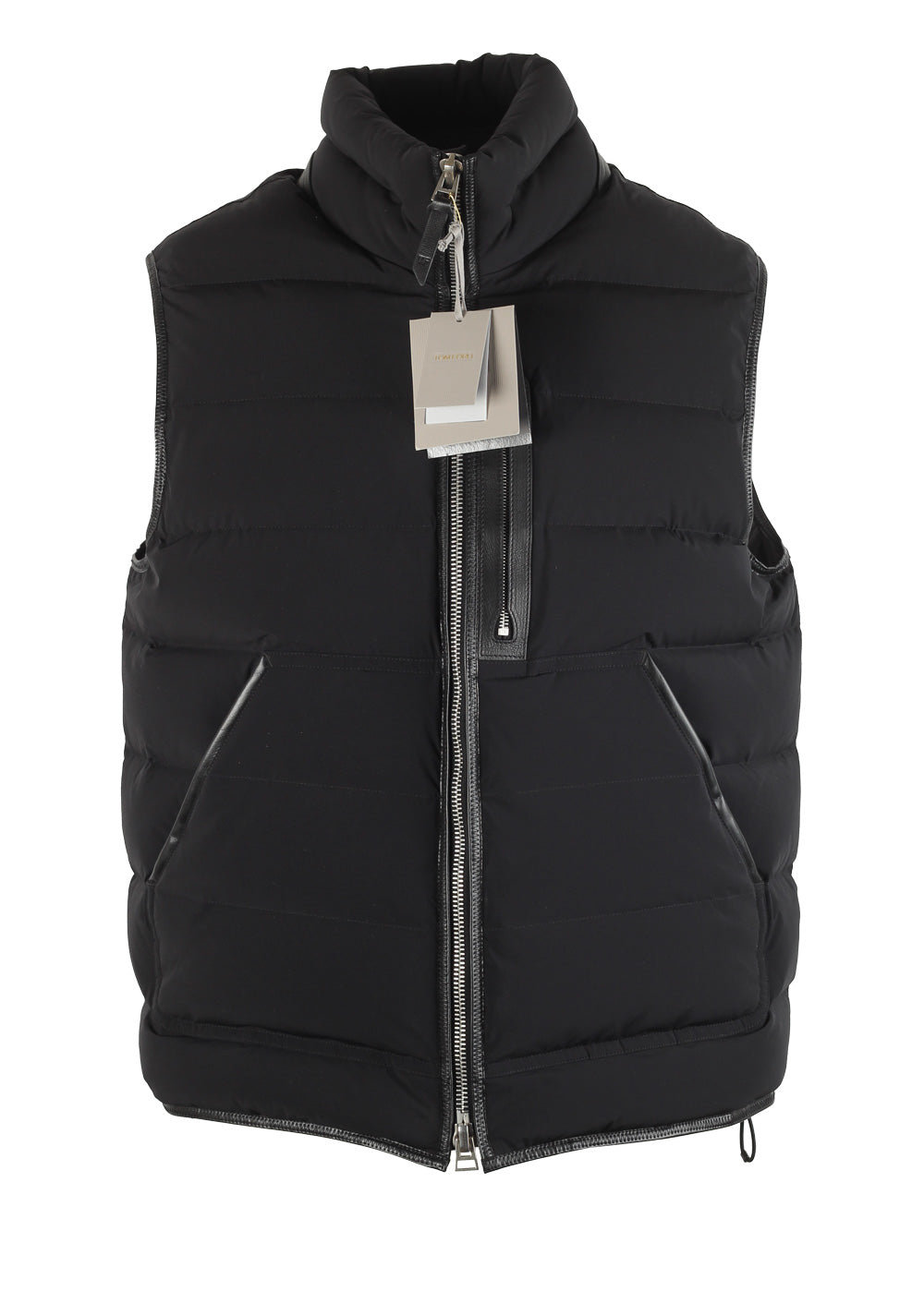 TOM FORD Brown Quilted Gilet Vest