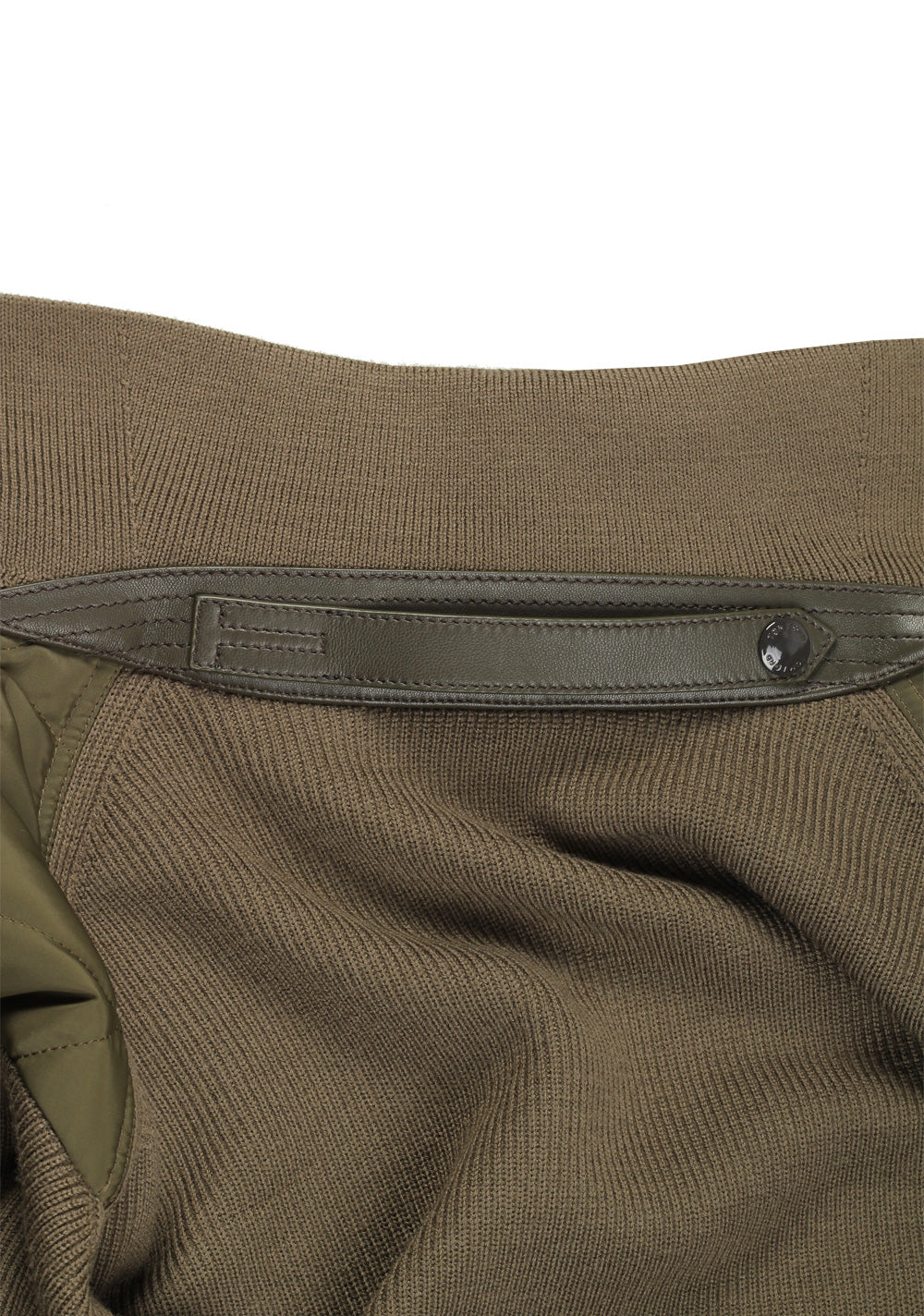 TOM FORD Green Quilted Front Knit