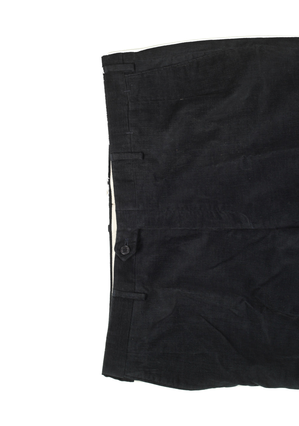 Brioni Black Montana Corduroy Trousers Size 58 / 42 U.S.