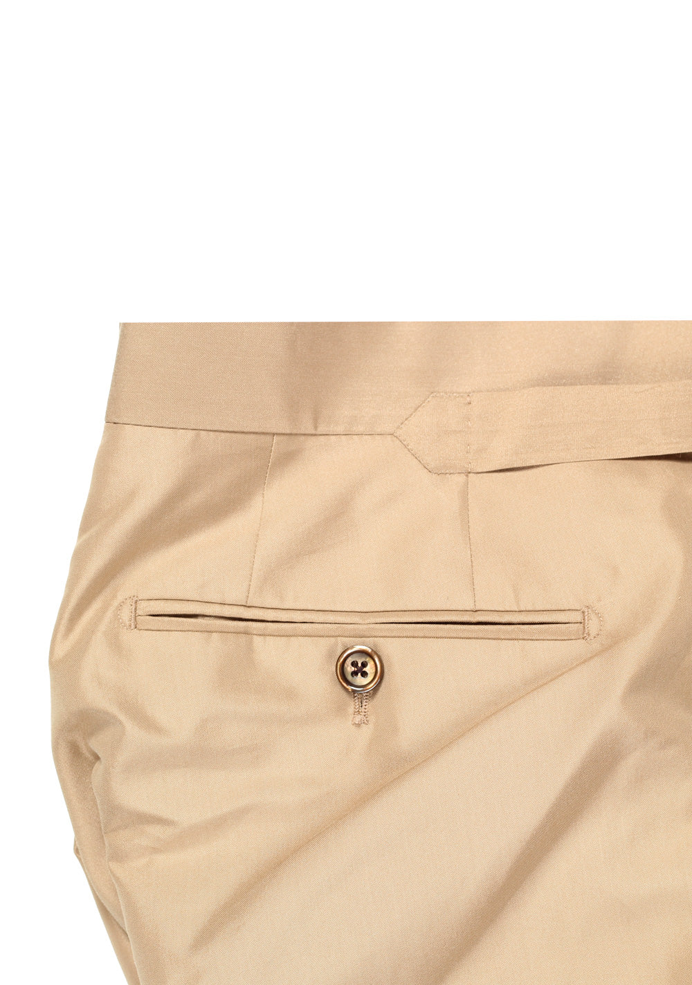 TOM FORD Beige Cotton Blend Trousers Size 56 / 40 U.S.