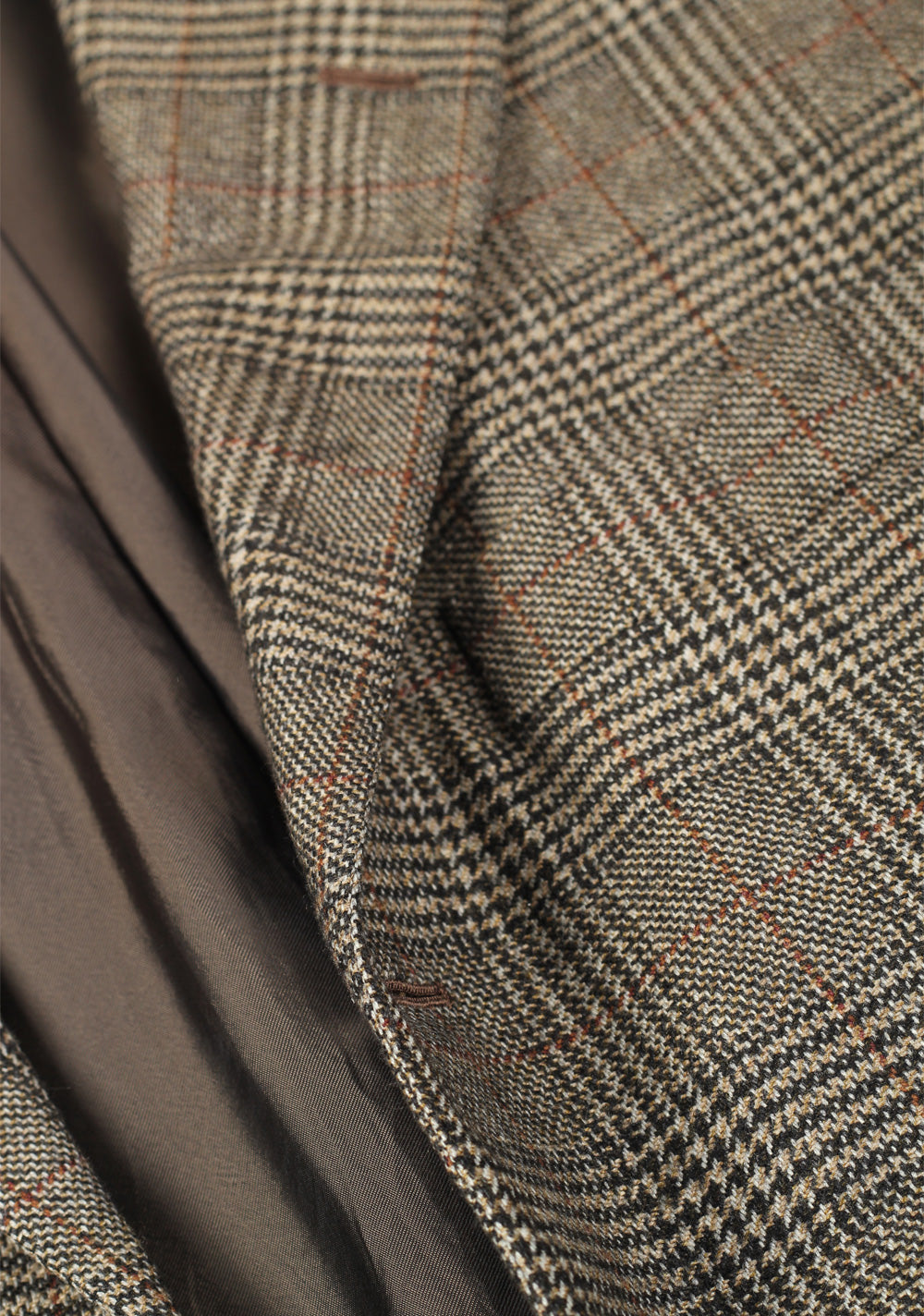 Kiton Gray Checked Sport Coat Size 50 / 40R U.S. In Cashmere