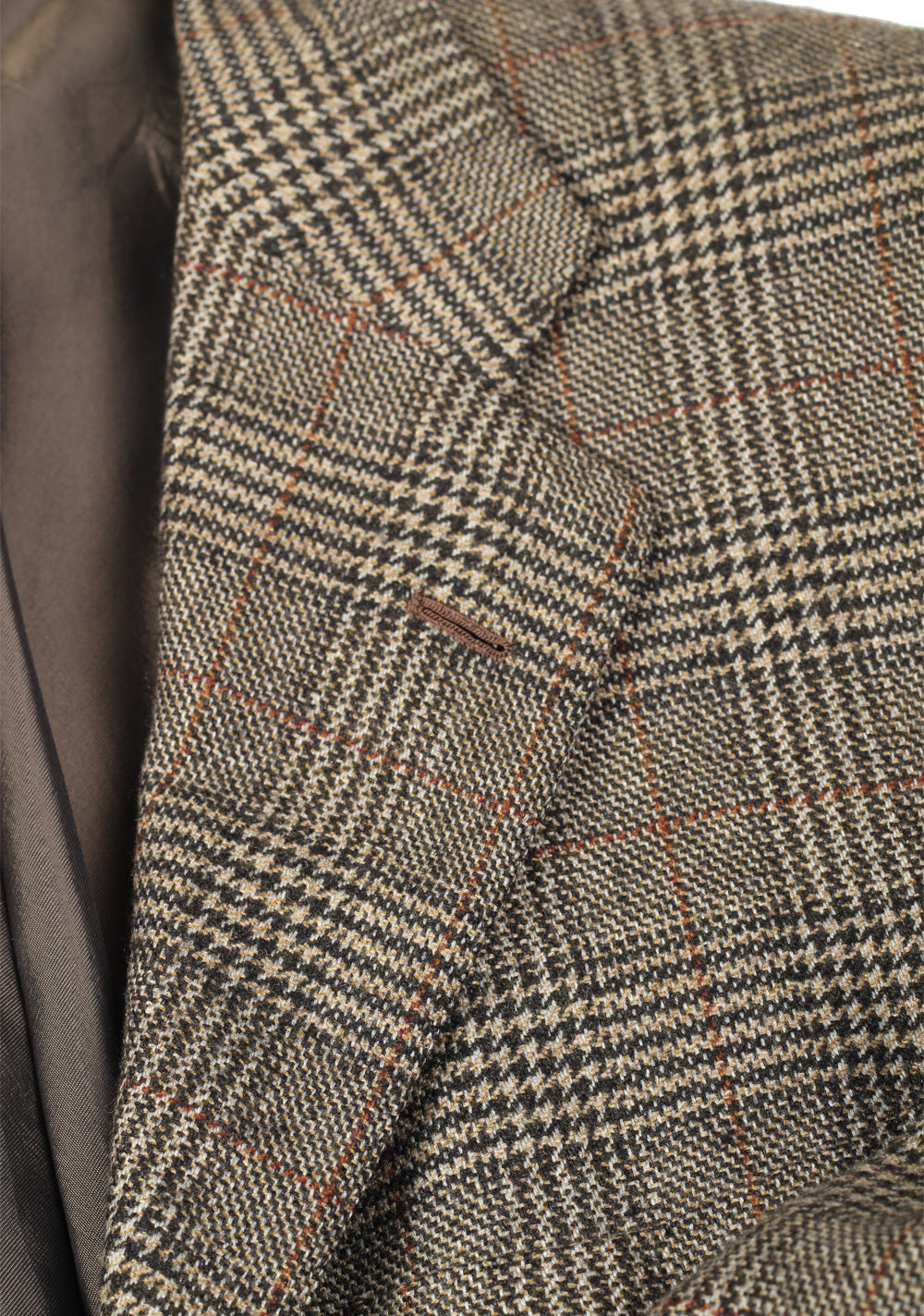 Kiton Gray Checked Sport Coat Size 50 / 40R U.S. In Cashmere