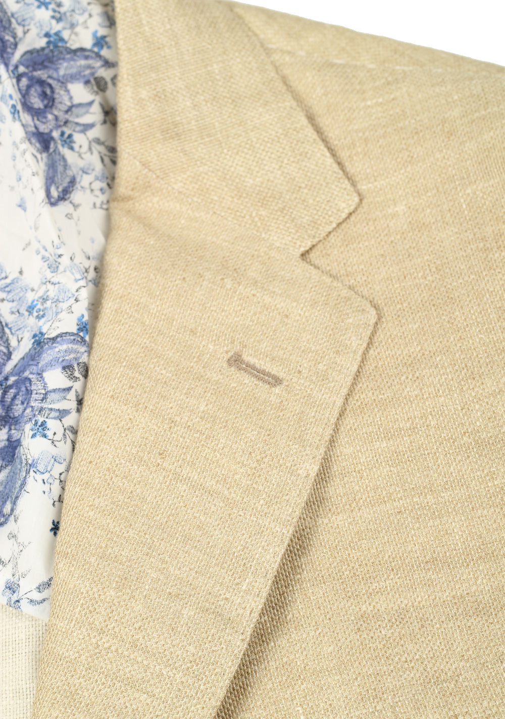 Sartorio By Kiton Sand Beige Sport Coat Size 50 / 40R U.S. In Linen Silk Cashmere