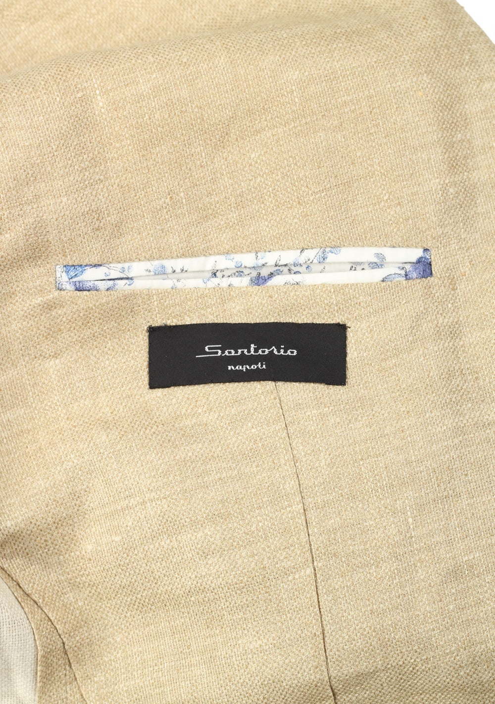 Sartorio By Kiton Sand Beige Sport Coat Size 50 / 40R U.S. In Linen Silk Cashmere