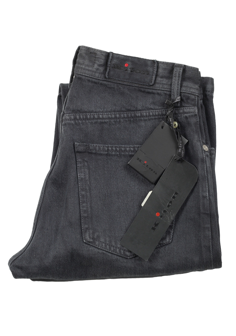 Kiton Gray 5 Pocket Jeans