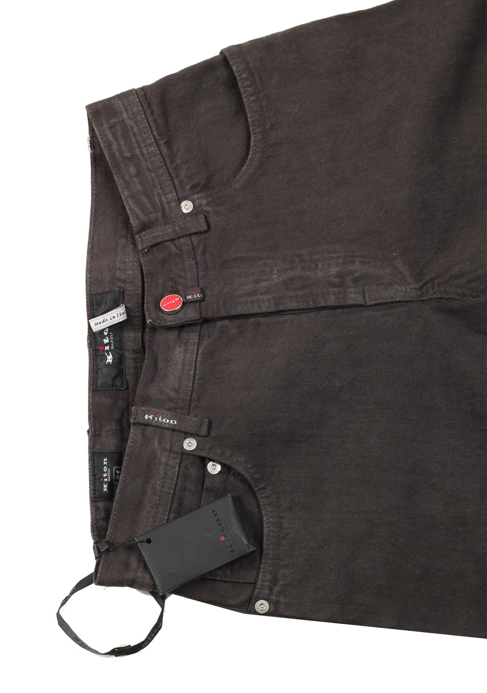 Kiton Grayish Taupe 5 Pocket Jeans Size 47 / 31 U.S.