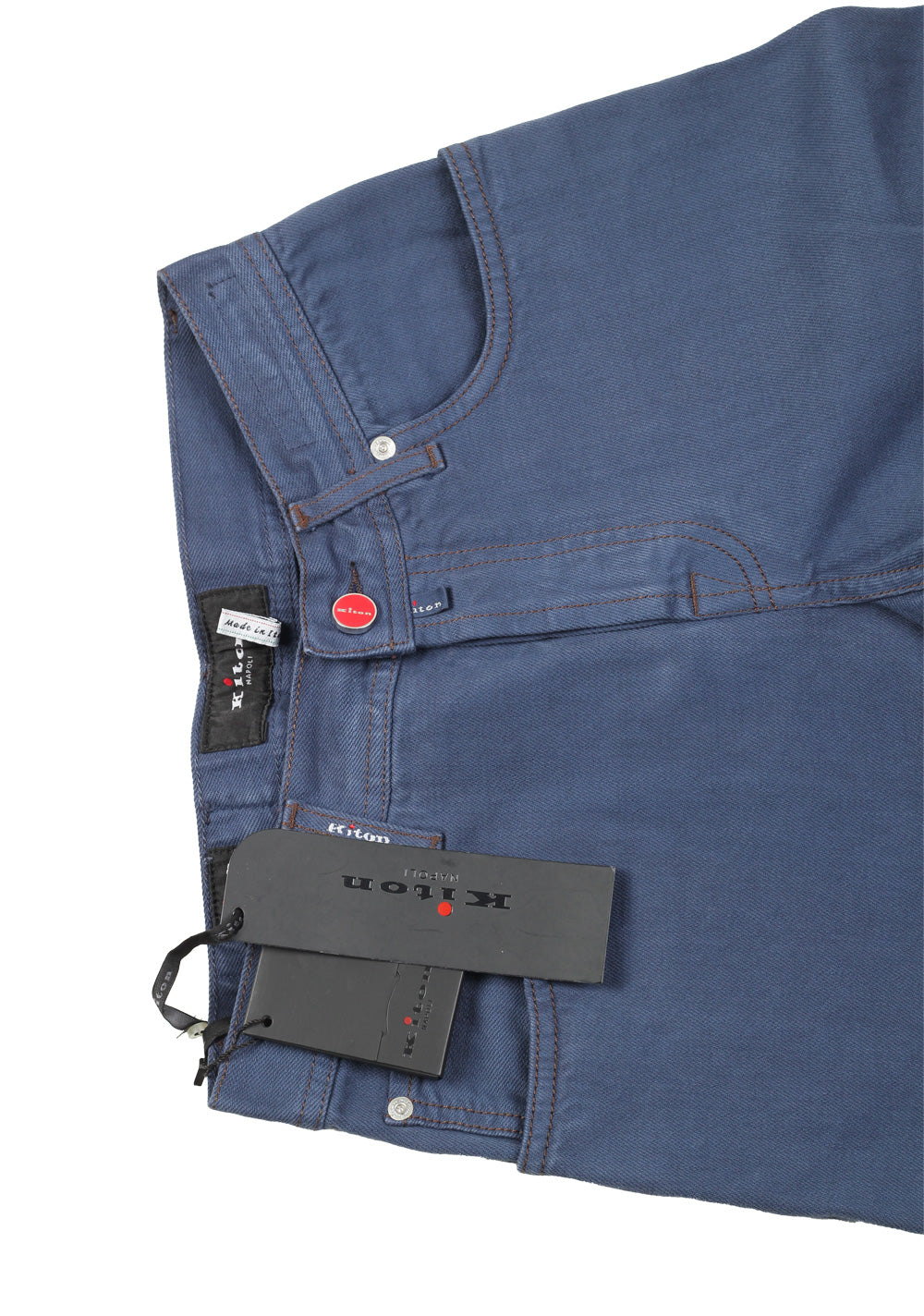 Kiton Blue 5 Pocket Jeans