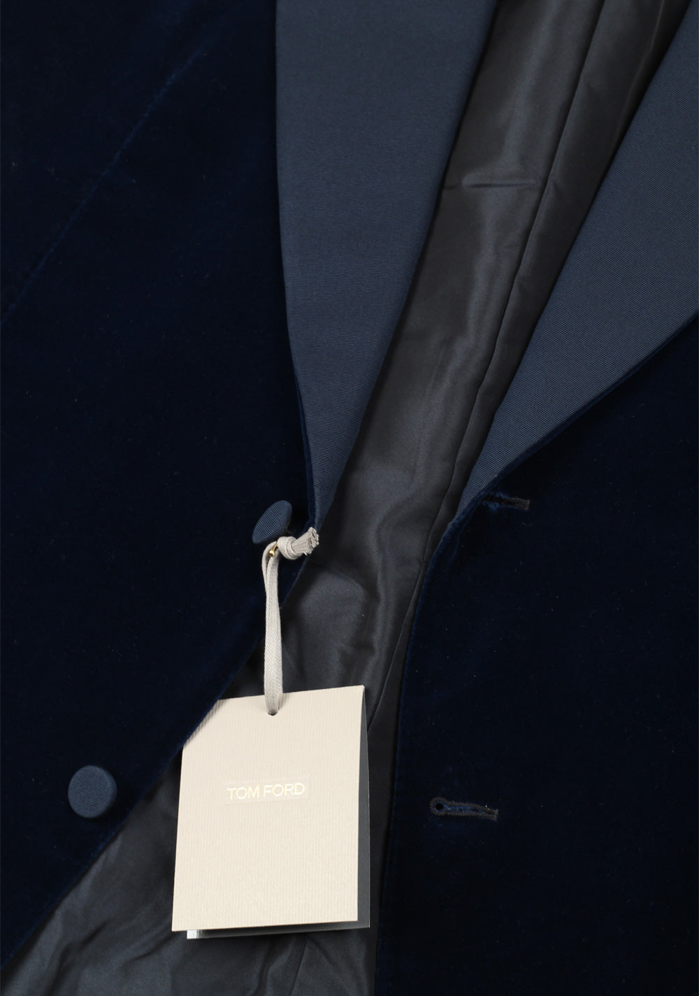TOM FORD Buckingham Velvet Blue Tuxedo Dinner Jacket Size 52 / 42R Base C