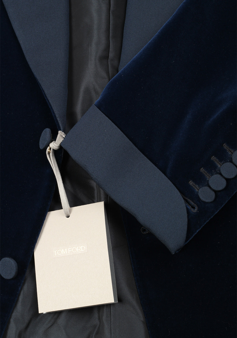 TOM FORD Buckingham Velvet Blue Tuxedo Dinner Jacket Size 52 / 42R Base C