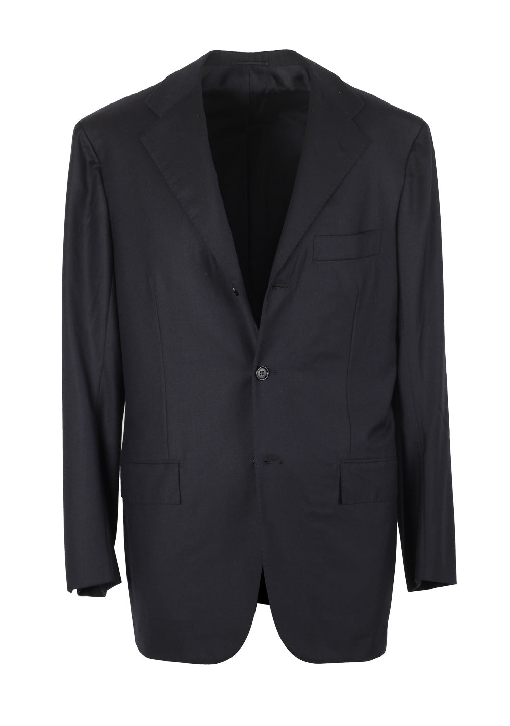 Kiton 14 Micron Blue Sport Coat Size 48 / 38R U.S.