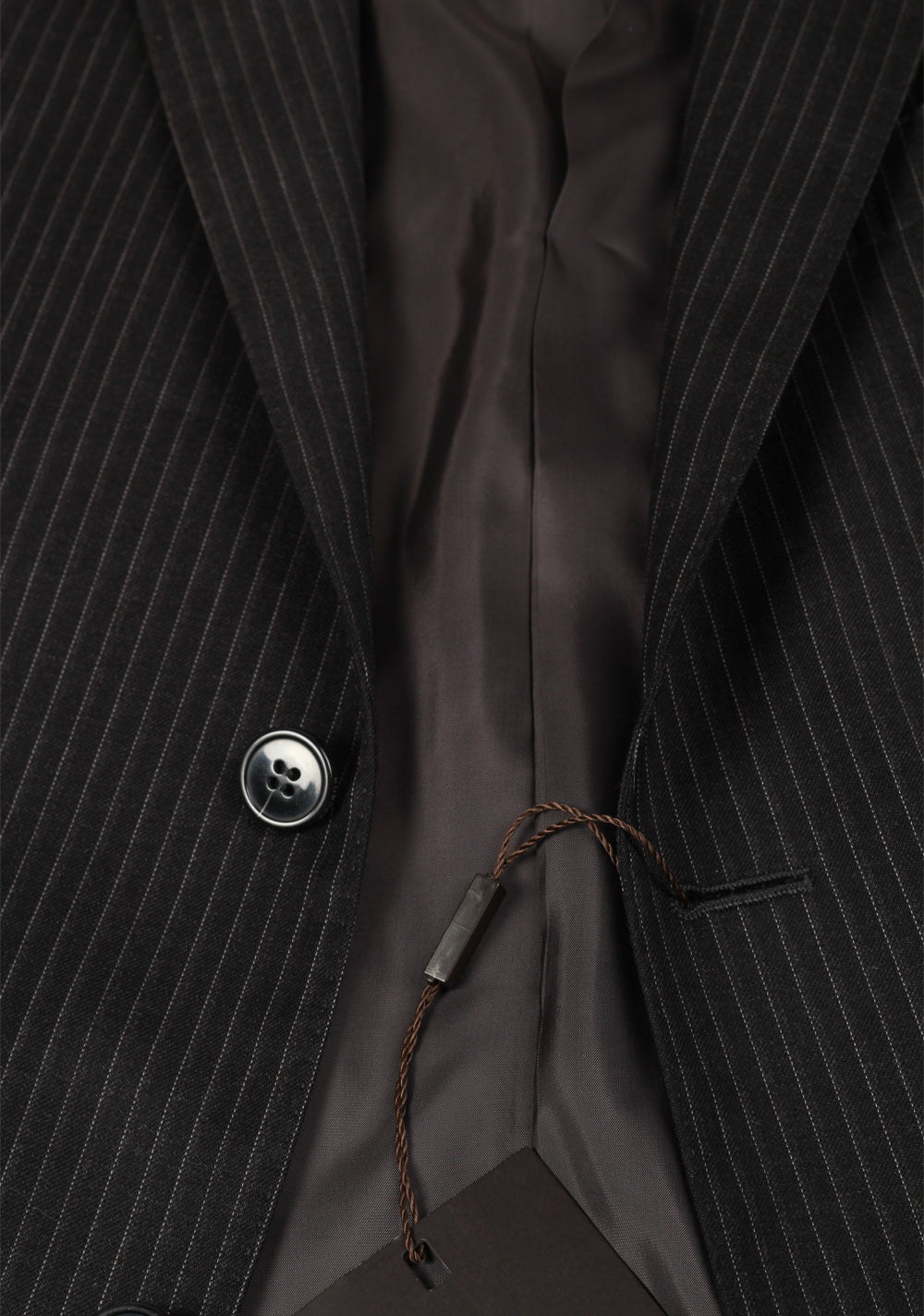 Z Zegna Gray Striped City Wool Suit Size 50 / 40R U.S.