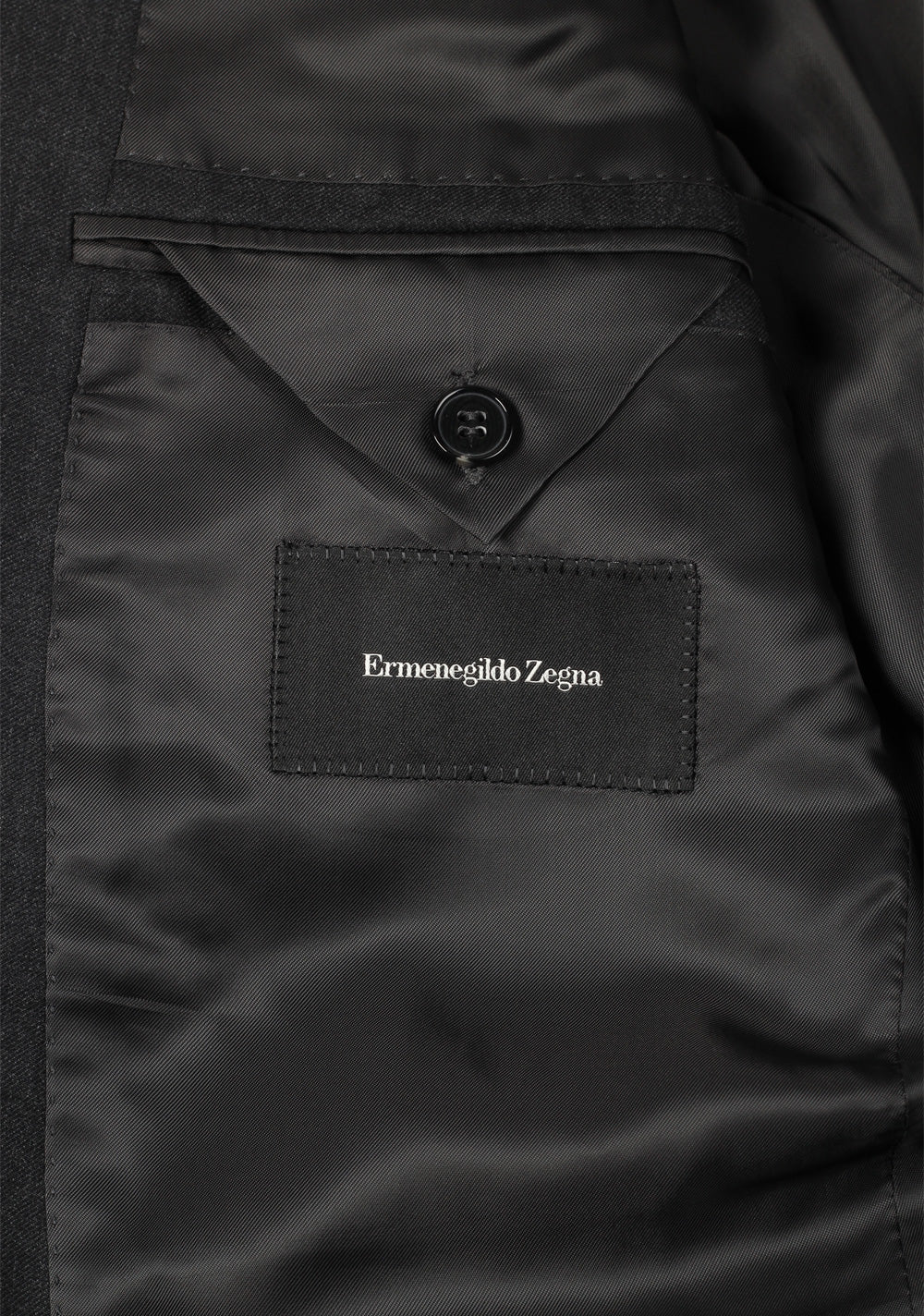 Zegna Gray Fit Rom Wool Suit Size 52 / 42R U.S.