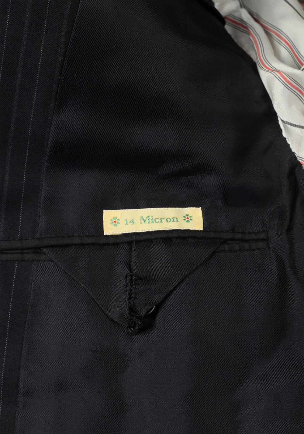 Kiton Gray Striped 14 Micron Suit Size 50 / 40R U.S. In Wool