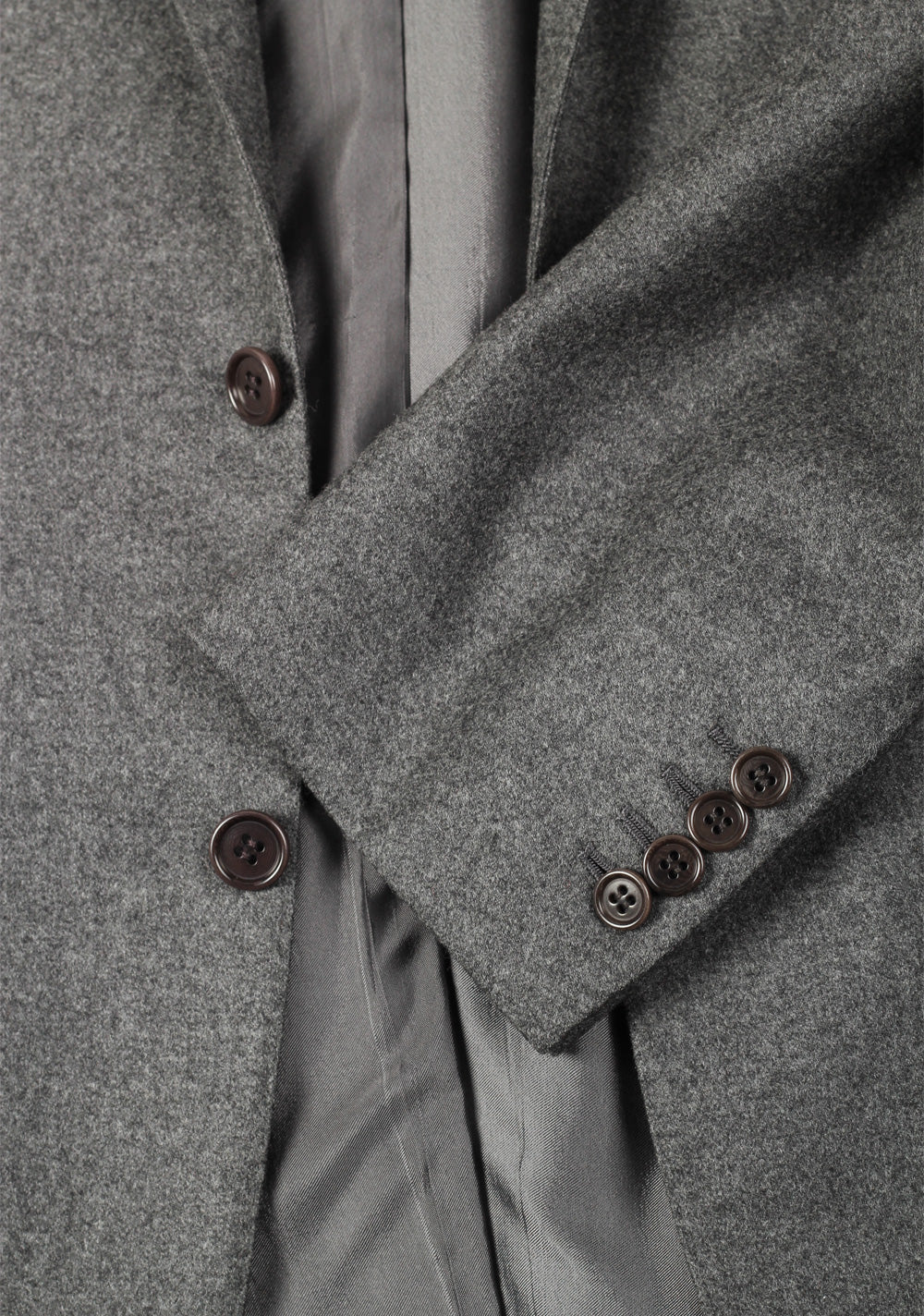 Kiton Gray Sport Coat Size 48 / 38R U.S. In Cashmere