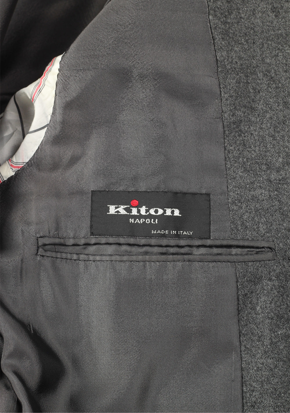 Kiton Gray Sport Coat Size 48 / 38R U.S. In Cashmere