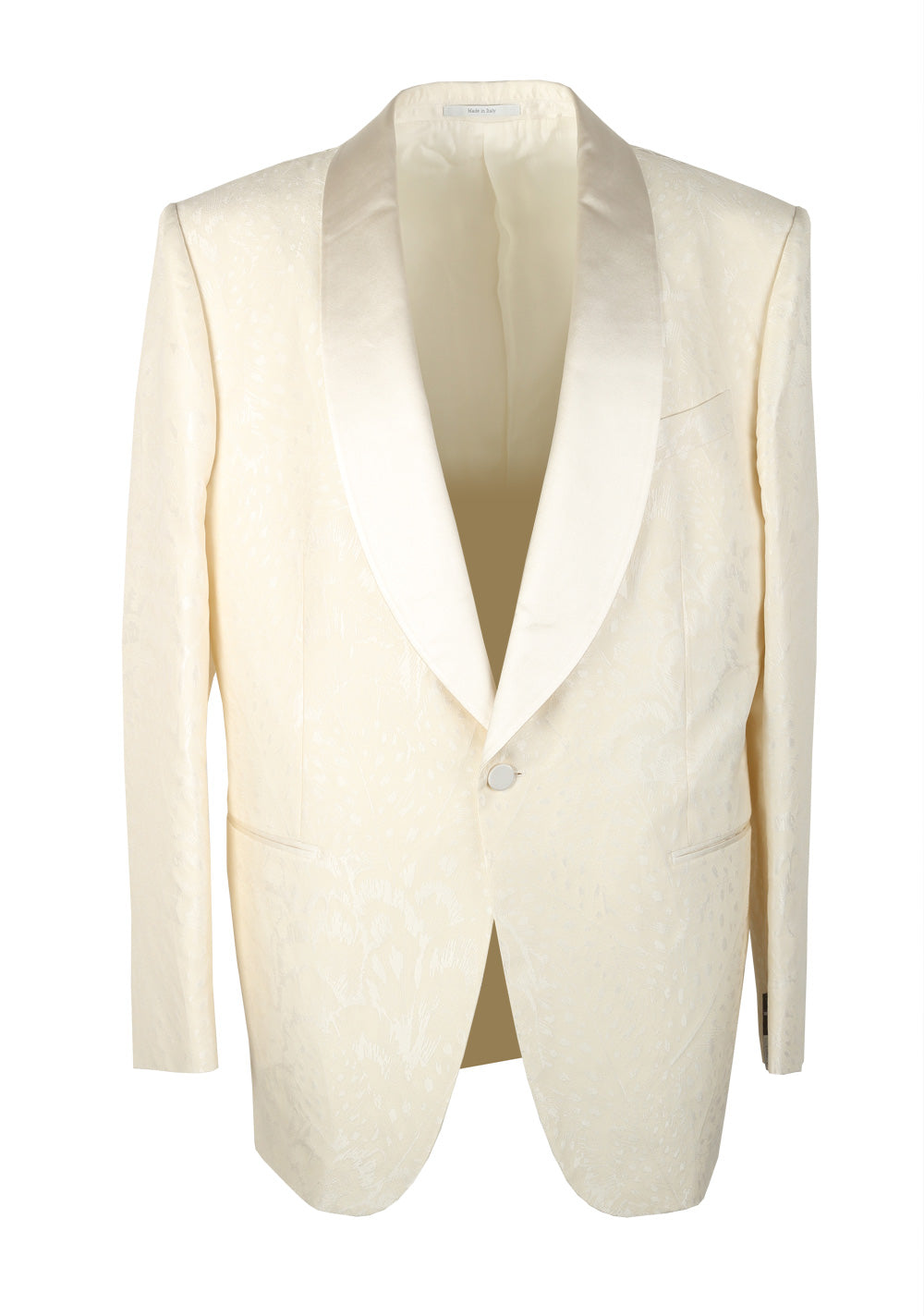 ZEGNA Venezia Off White Tuxedo Dinner Jacket Size 56 / 46R U.S.