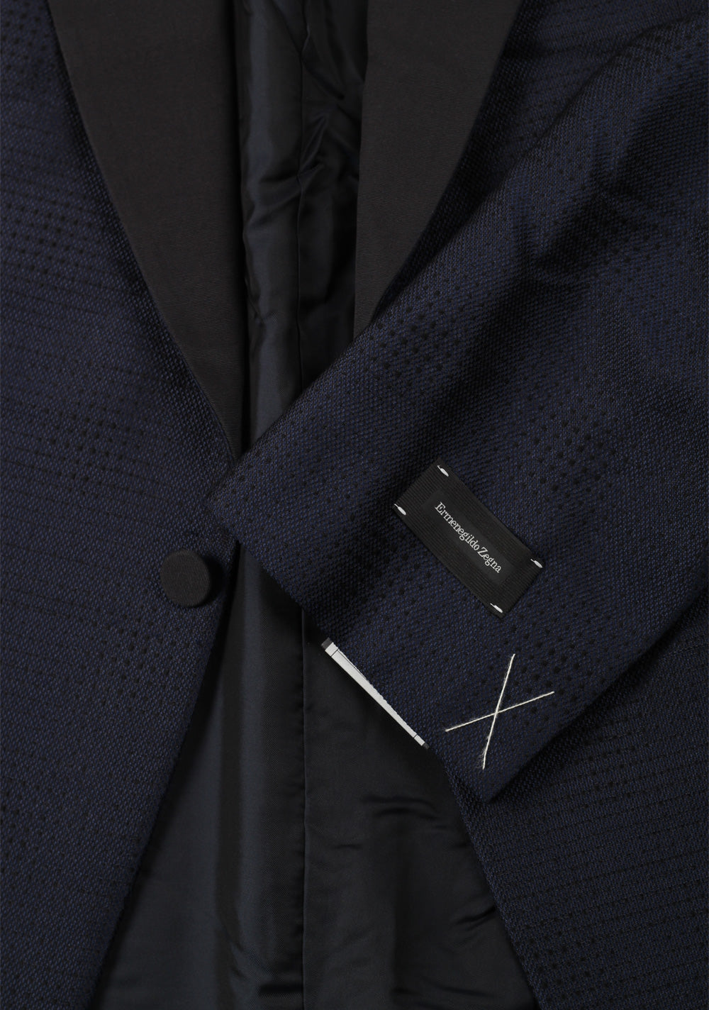 ZEGNA Venezia Blue Tuxedo Dinner Jacket Size 54 / 44R U.S.