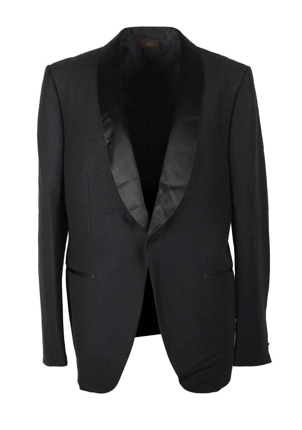 ZEGNA Couture Blue Tuxedo Dinner Jacket Size 50 / 40R U.S.