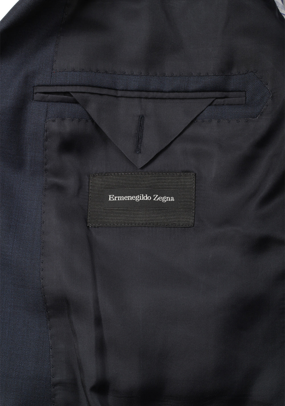 ZEGNA Mila Blue Sport Coat Size 52L / 42L U.S. In Silk Blend