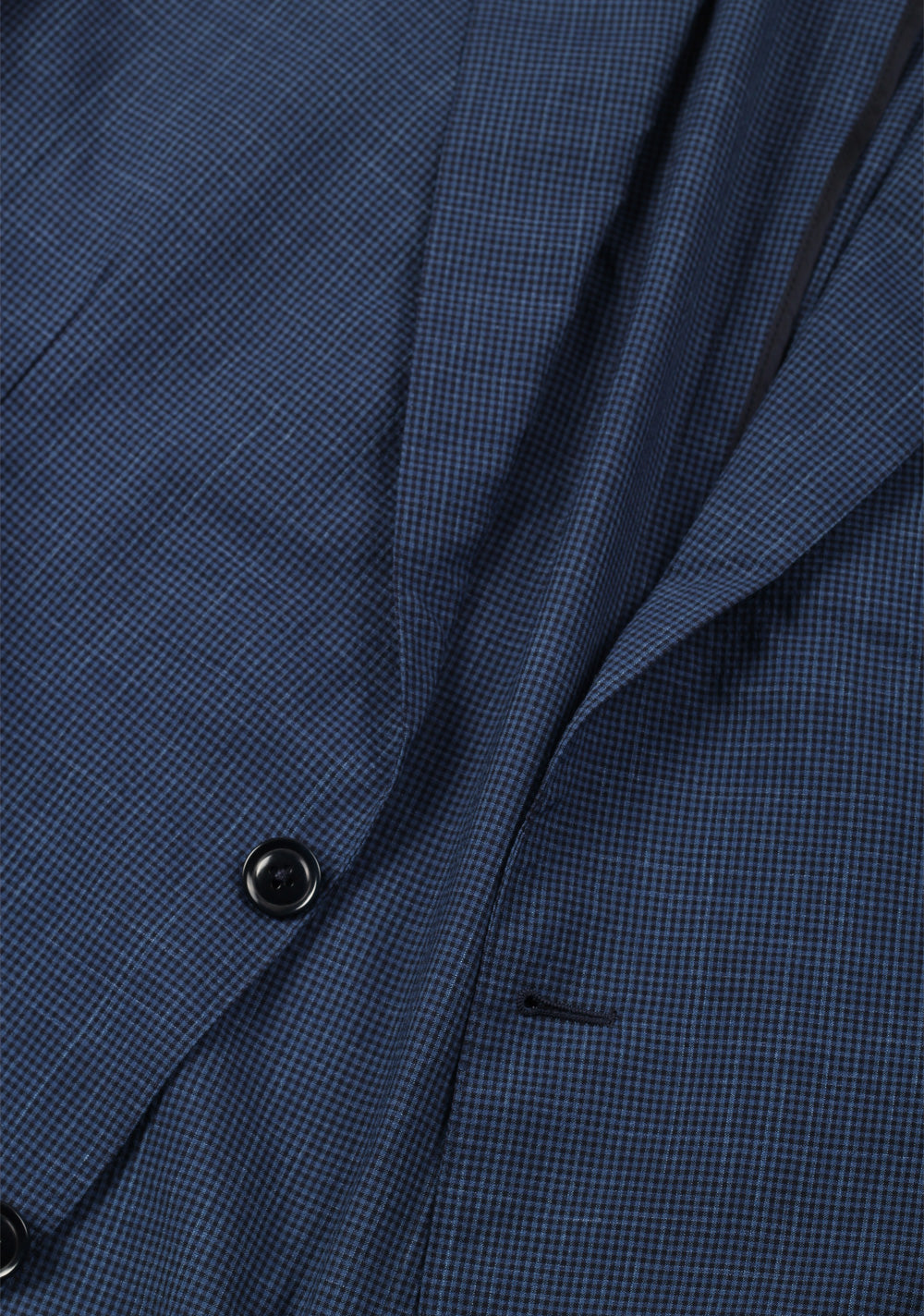 ZEGNA Zero Weight Trofeo Blue Checked Sport Coat Size 50 / 40R U.S.