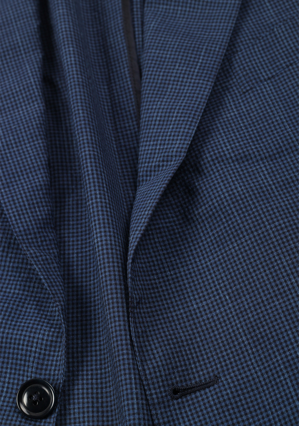 ZEGNA Zero Weight Trofeo Blue Checked Sport Coat Size 50 / 40R U.S.