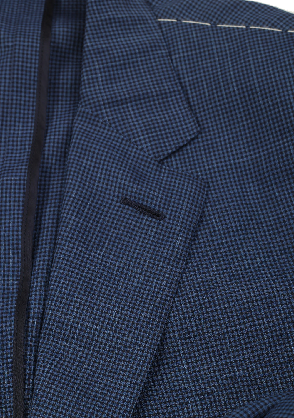 ZEGNA Zero Weight Trofeo Blue Checked Sport Coat Size 50 / 40R U.S.
