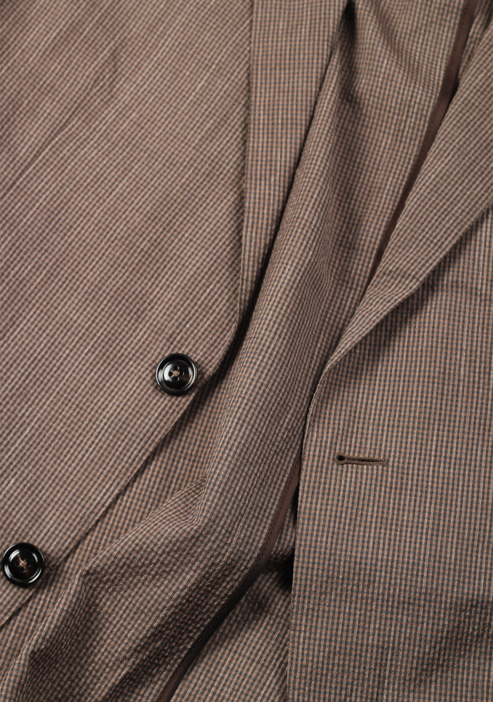 ZEGNA Zero Weight Trofeo Brown Checked Sport Coat Size 50 / 40R U.S.
