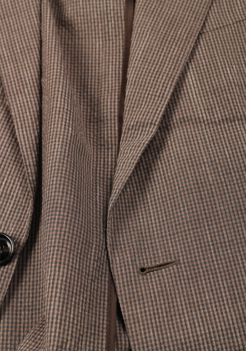 ZEGNA Zero Weight Trofeo Brown Checked Sport Coat Size 50 / 40R U.S.