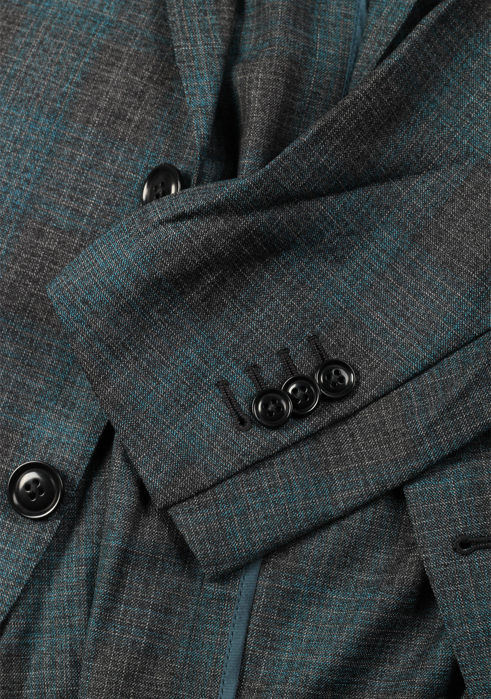 ZEGNA Zero Weight Green Checked Sport Coat Size 48 / 38R U.S.