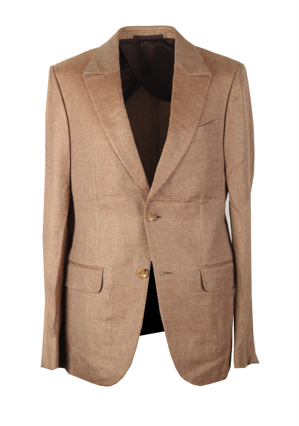 ZEGNA Couture Beige Sport Coat Size 48 / 38R U.S. In Silk Blend