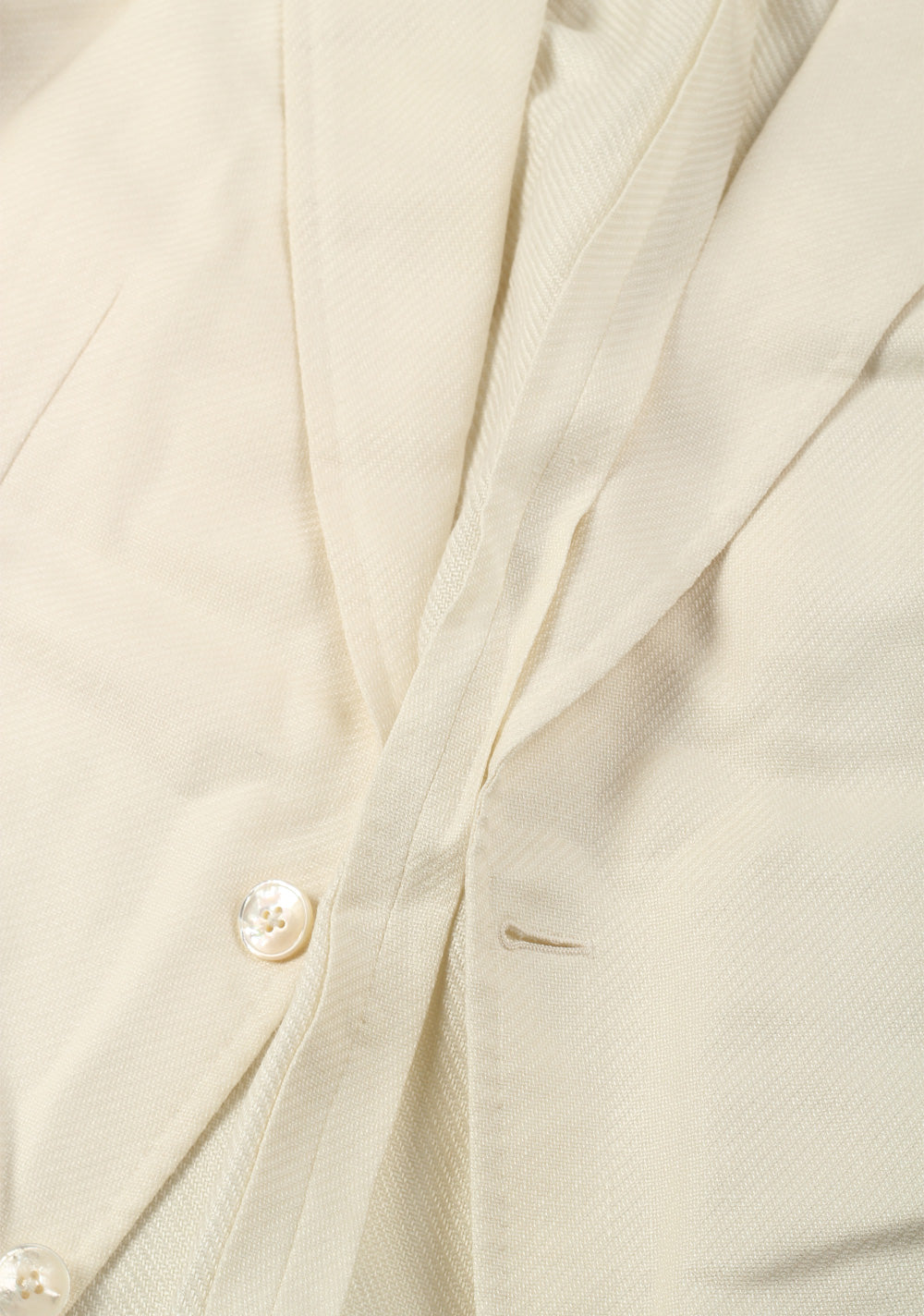 ZEGNA Manhatten Off White Sport Coat Size 52 / 42R U.S. In Silk Blend