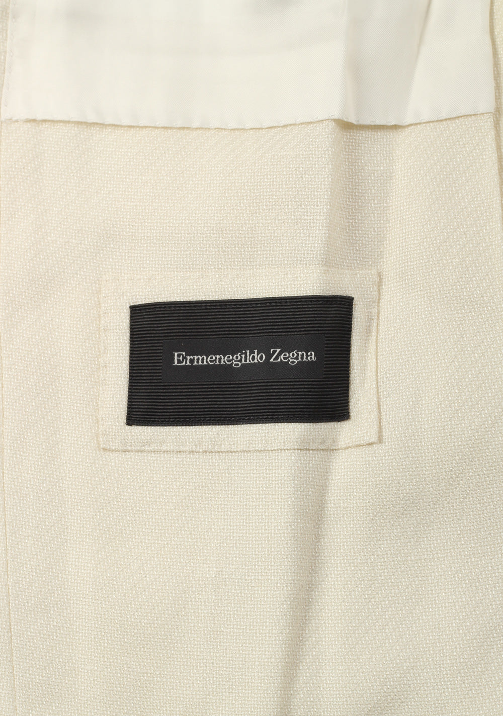 ZEGNA Manhatten Off White Sport Coat Size 52 / 42R U.S. In Silk Blend