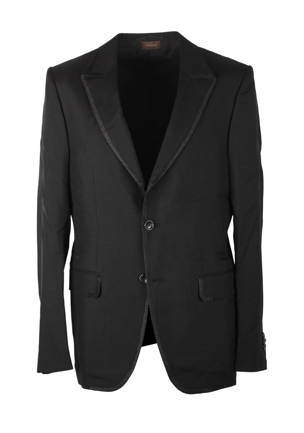 ZEGNA Couture Black Sport Coat Size 48 / 38R U.S. In Mohair