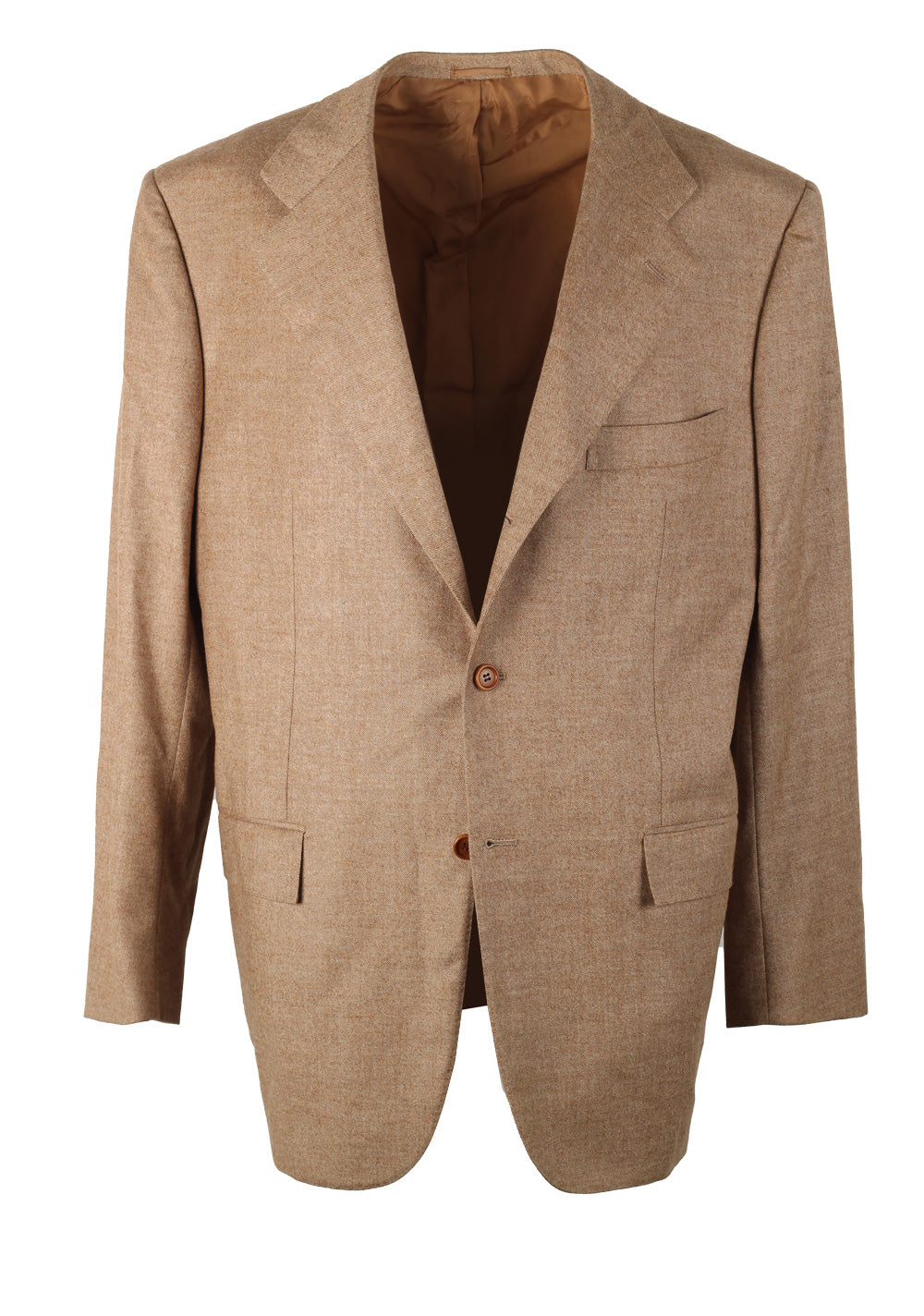 Kiton Beige Sport Coat Size 48 / 38R U.S. In Cashmere Blend