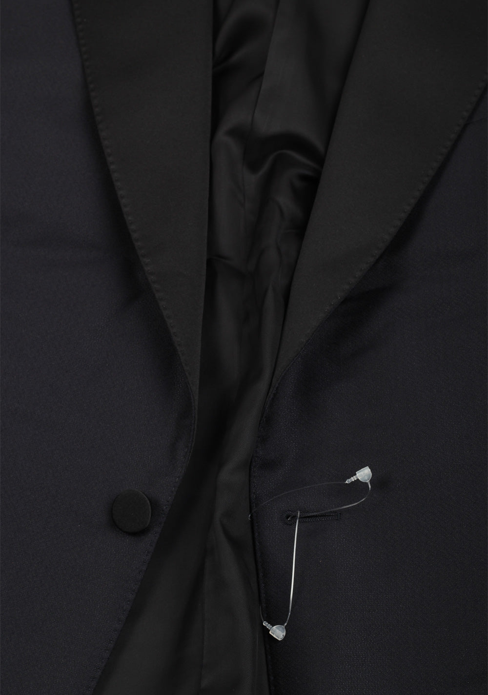 ZEGNA Milano Black Tuxedo Dinner Jacket Size 50 / 40R U.S.