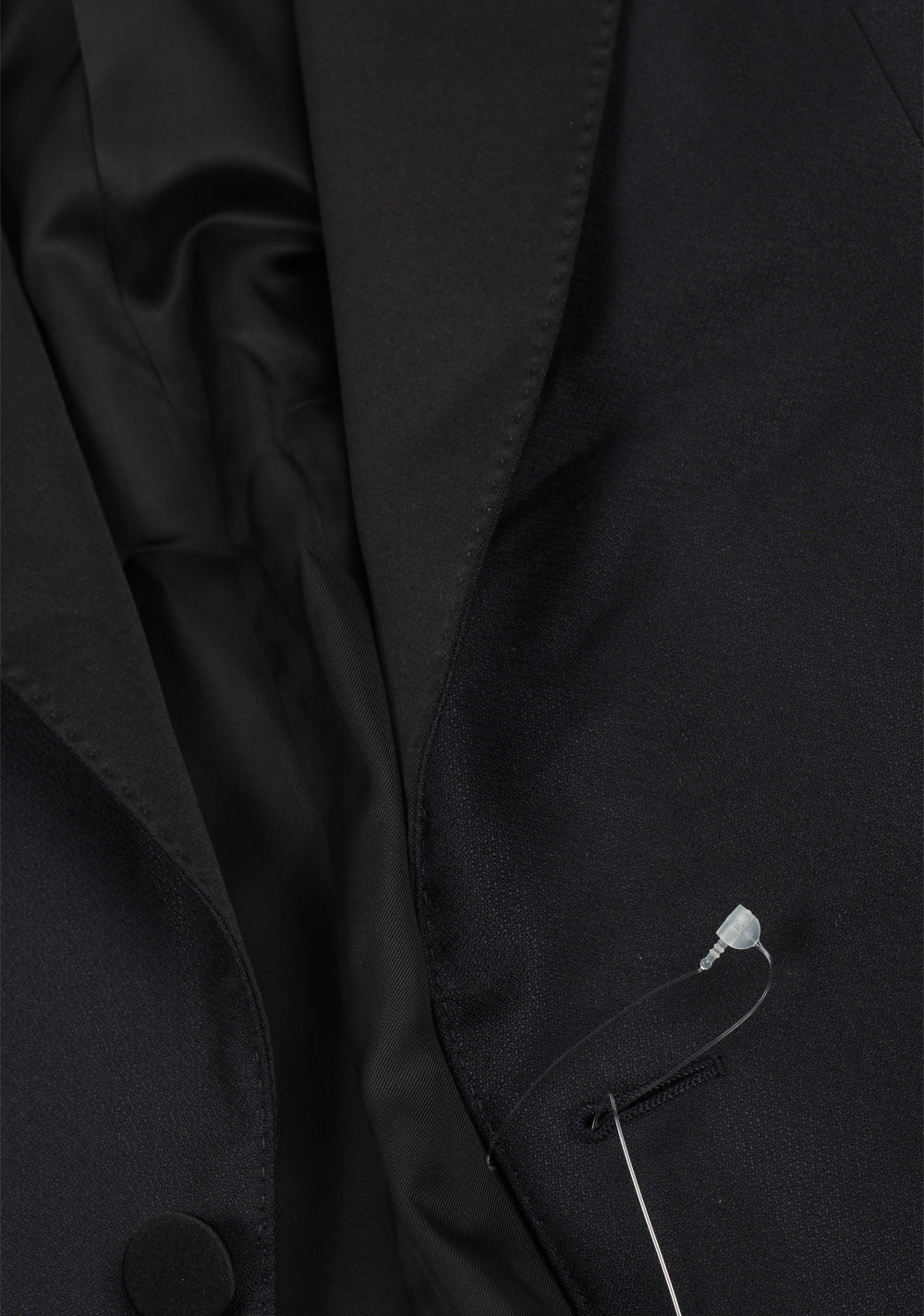 ZEGNA Milano Black Tuxedo Dinner Jacket Size 50 / 40R U.S.