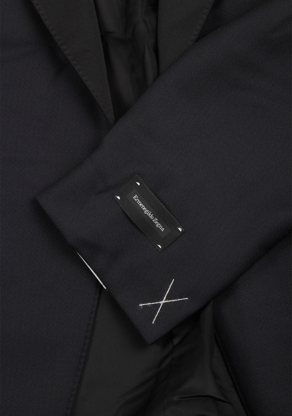 ZEGNA Milano Black Tuxedo Dinner Jacket Size 50 / 40R U.S.