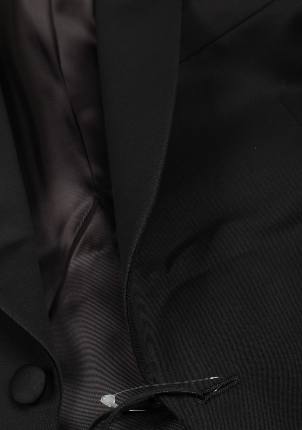 ZEGNA Tailored Black Tuxedo Dinner Jacket Size 48 / 38R U.S.