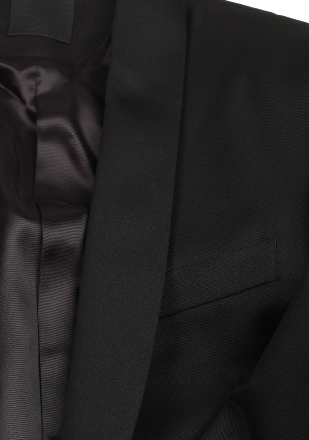 ZEGNA Tailored Black Tuxedo Dinner Jacket Size 48 / 38R U.S.