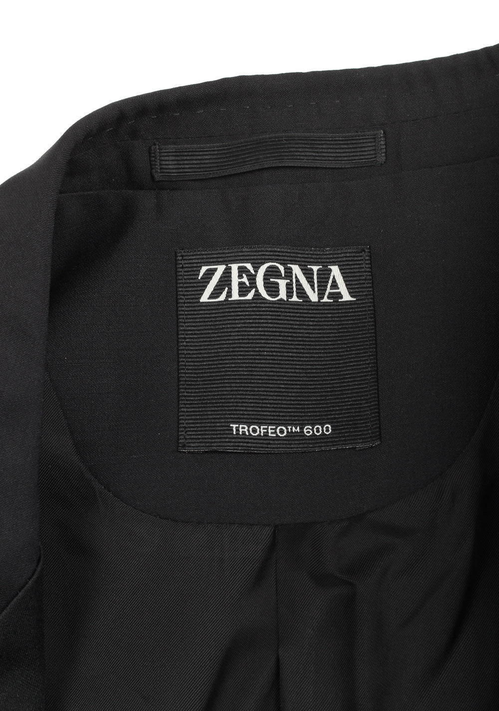 ZEGNA Sartorial Black Trofeo 600 Tuxedo Dinner Jacket Size 48 / 38R U.S.