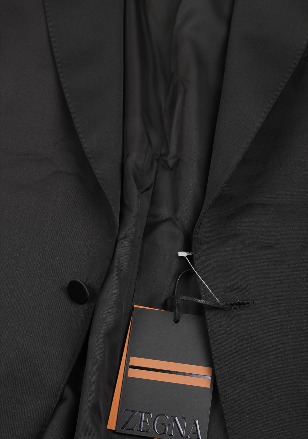 ZEGNA Sartorial Black Multiseason Tuxedo Dinner Jacket Size 52 / 42R U.S.