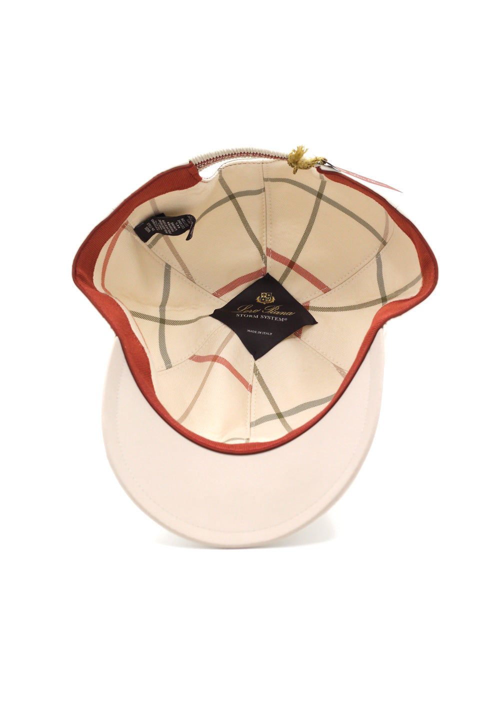 Loro Piana Off White Storm System Baseball Cap Size L (Large)