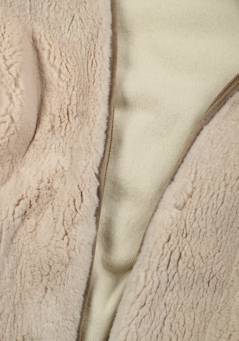 Loro Piana Reversible Mink Baby Cashmere Vest Size 42 IT / 12 UK / 6 US / 38 FR