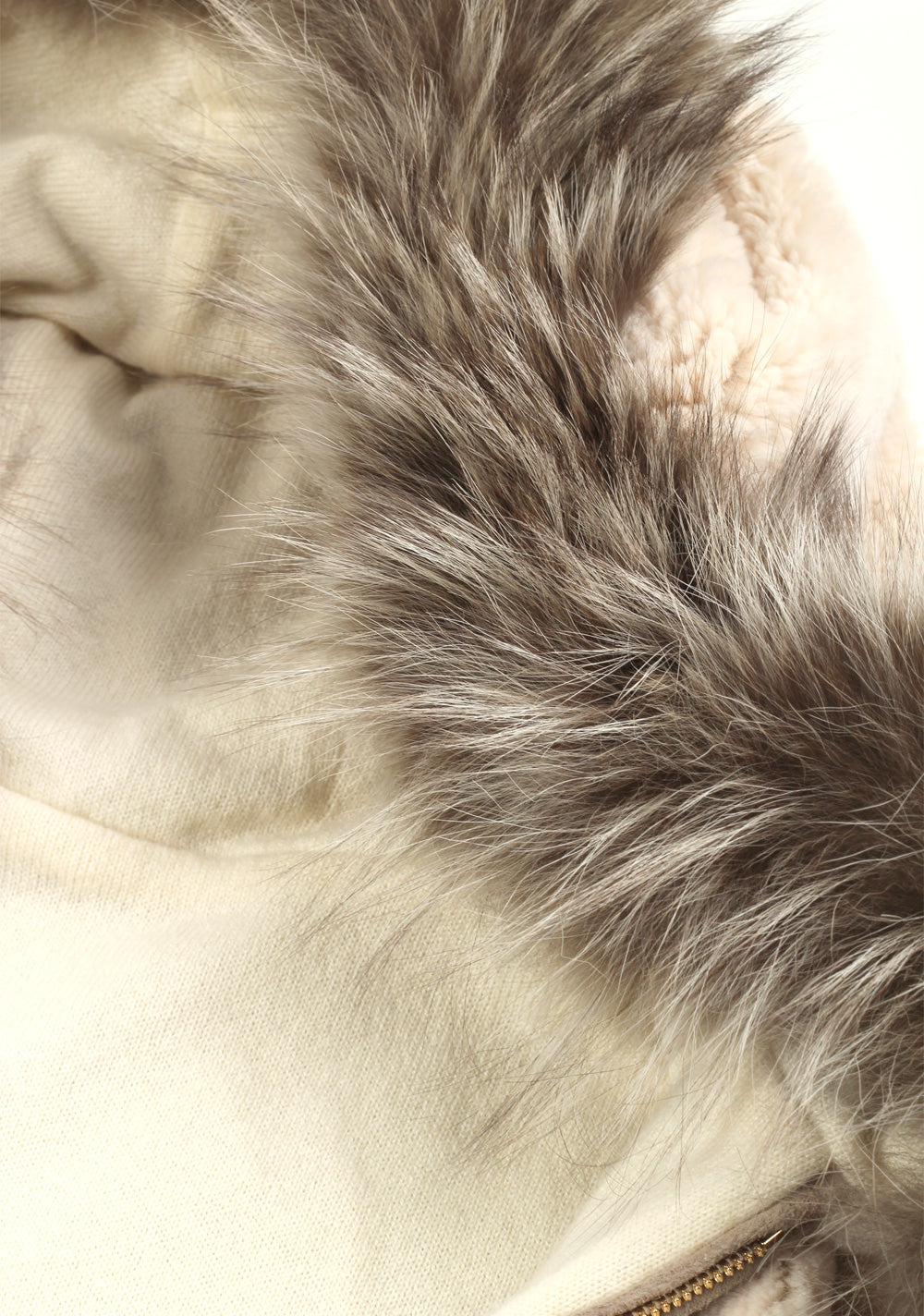 Loro Piana Reversible Mink Baby Cashmere Vest Size 42 IT / 12 UK / 6 US / 38 FR