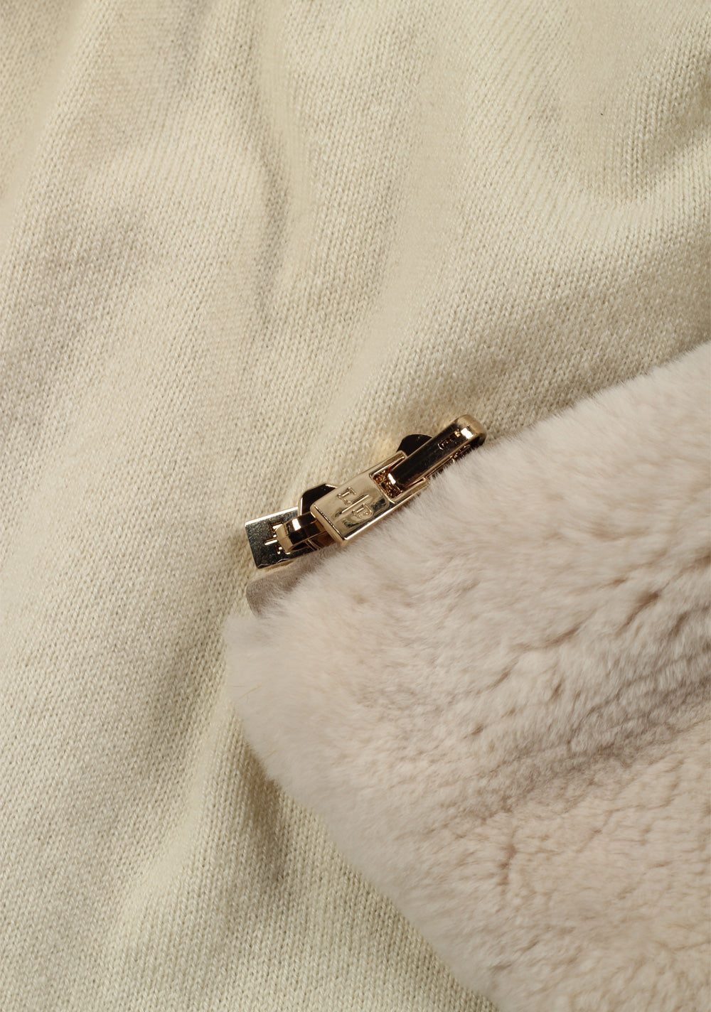 Loro Piana Reversible Mink Baby Cashmere Vest Size 42 IT / 12 UK / 6 US / 38 FR