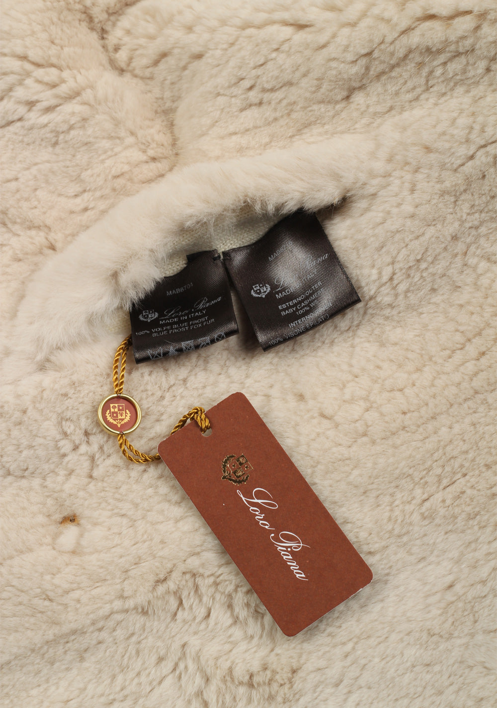 Loro Piana Reversible Mink Baby Cashmere Vest Size 42 IT / 12 UK / 6 US / 38 FR