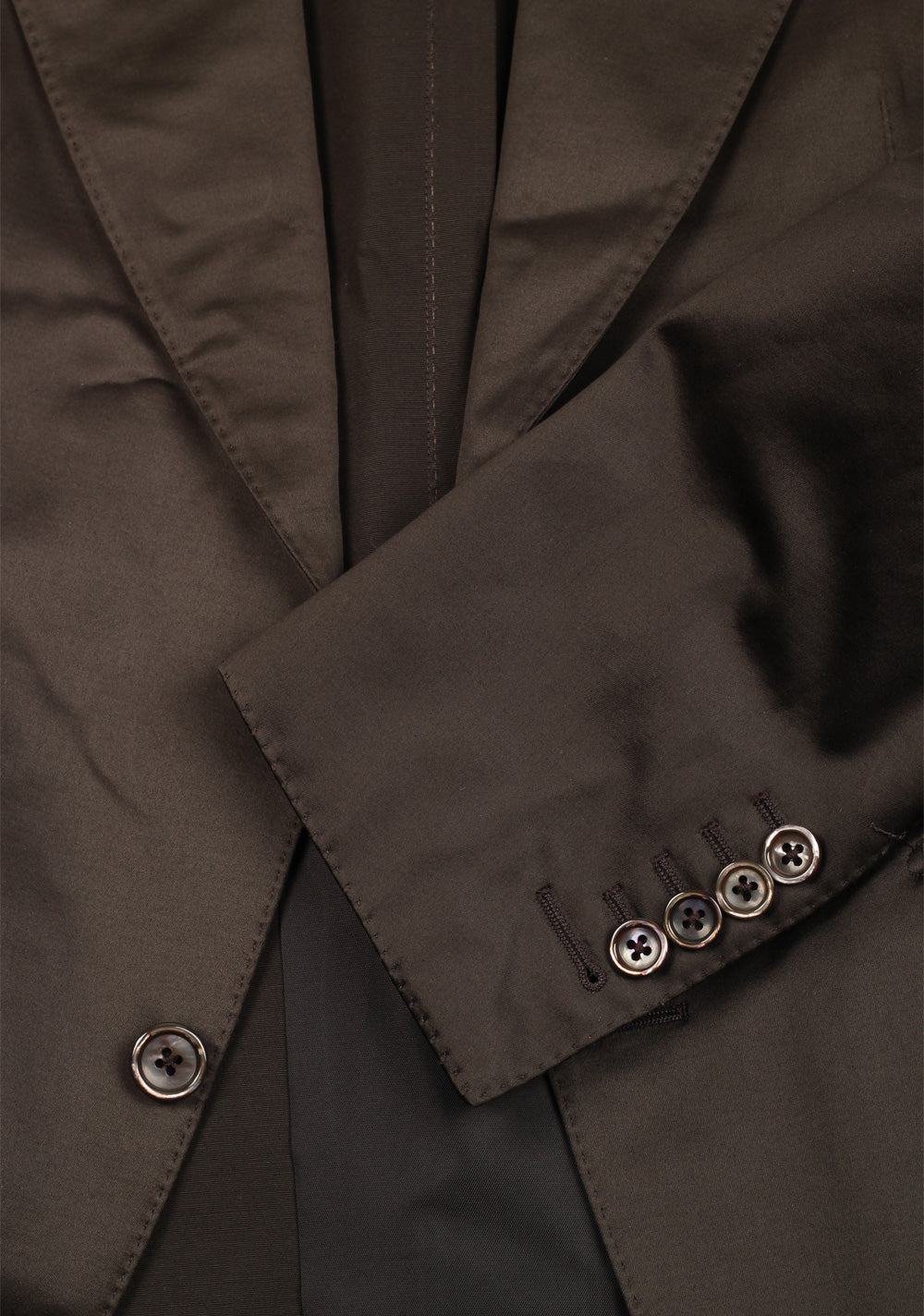 TOM FORD Dyllan Brown Suit Size 48 / 38R U.S. In Cotton