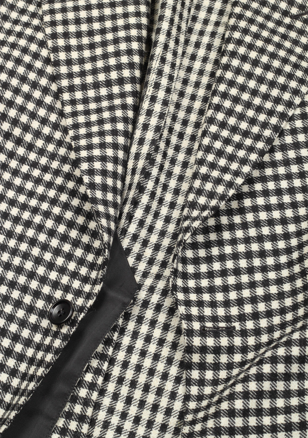 TOM FORD Shelton Checked Black White Sport Coat Size 48 / 38R U.S.